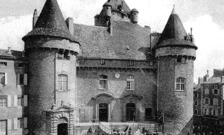 Photo historique du château d'Aubenas